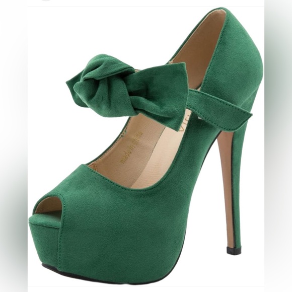 Liuruijia Women's Vintage Bow Tie High Heel
Mary Jane - Picture 14 of 14